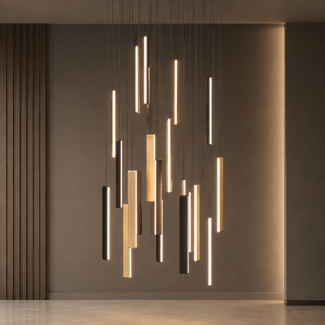 D6156/20 Lighting Fixture light in Black+Gold - Levico Home Living