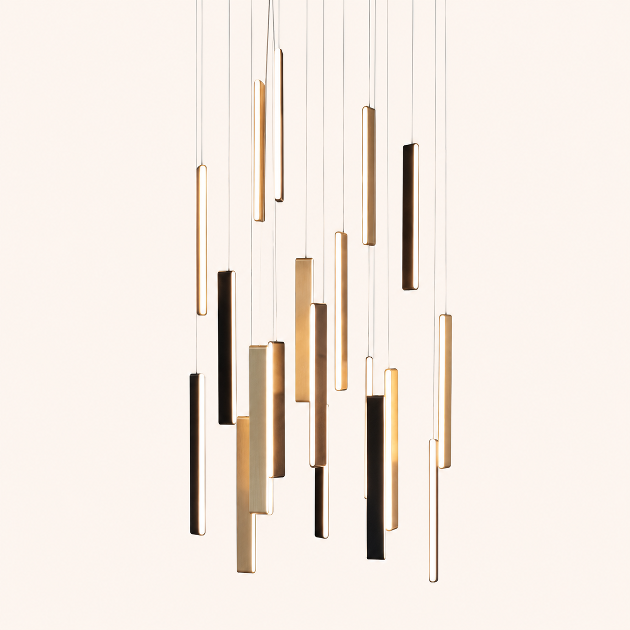 D6156/20 Lighting Fixture Light - Black+Gold